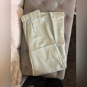 Mint Green Women's Boot Cut Pants